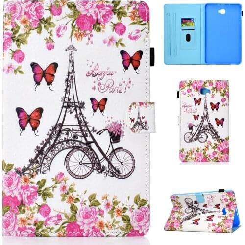 Case for samsung galaxy tab A6 10.1 Case for samsung Tab A 10.1 inch SM-T580 SM-T585 Stand Tablet Shell Sleep/Wake Up Funda Skin