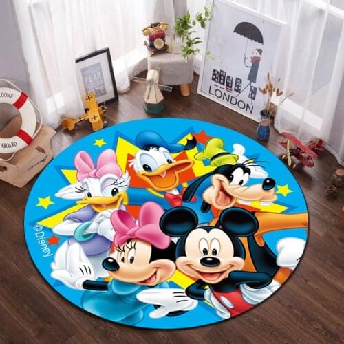 Disney Cartoon Mickey and Minnie Mouse Door Mat Kids Boys Girls Game Mat Bedroom Kitchen Carpet Indoor Bathroom Mat