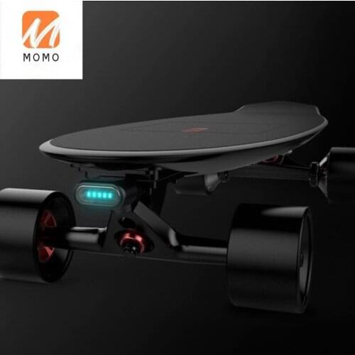 Fiber board hand free electric skateboard Weight sensing electric skateboard