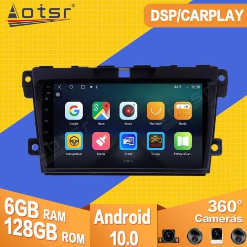 For Mazda CX-7 2008 2009 2010 - 2014 Android Car Tape Radio Recorder Video Multimedia Player Stereo GPS Navi Head Unit No 2 Din