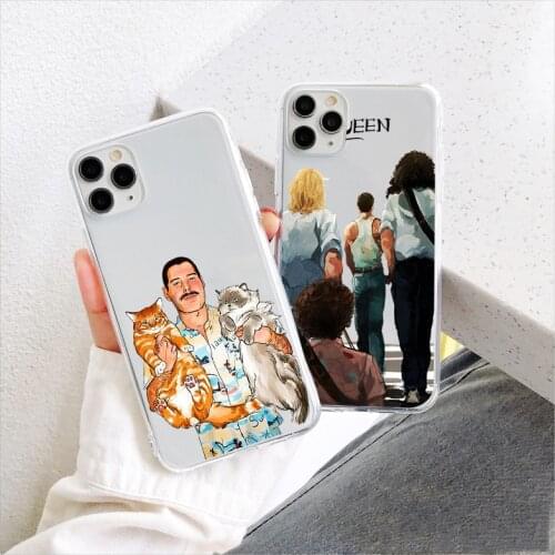 Fashion Band Queen Freddie Mercury Fundas For Huawei Honor 8A 8X 9X 10I 10X 10 20 P20 P30 Pro P40 Lite E P Smart 2021 2019 Cases