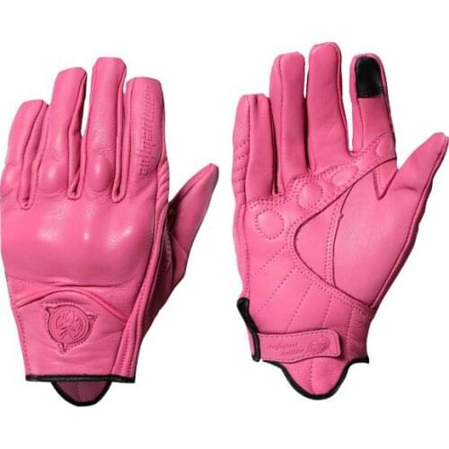 Guantes Moto Retro Motorcycle Gloves Waterproof Motorbike Gloves Moto Gloves Racing Pink Women Dirt Biker Cycling Luva Moto