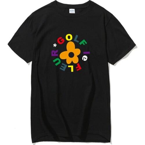 Hot sale New Tyler The Creator Golf Wang Flower boy Cat Rap Music Golf Wang OFWGKTA Skate Men T-shirt men/women Hip Hop Tshirt