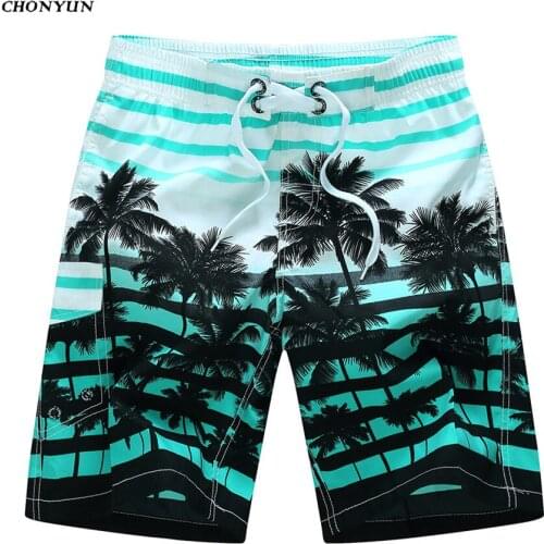 2019 Brand New Arrivied Summer Hot Men Surfing Beach Shorts Men Quick Dry Printing Board Shorts Swim Breathable Mens Clothing