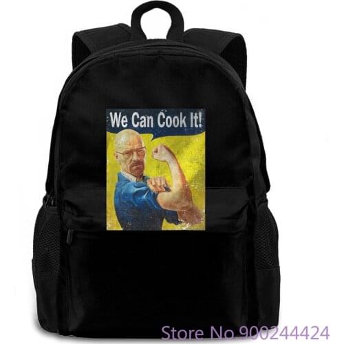 WE CAN COOK IT ! - Breaking Walter Meth Heisenberg Pink White Bad Slim Fit women men backpack laptop travel school adult