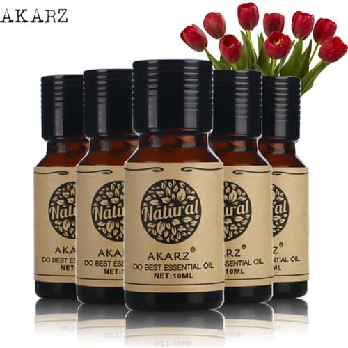 Rose Musk Neroli Violet Lotus essential oil sets AKARZ Aromatherapy Massage Spa Bath skin care 10ml*5