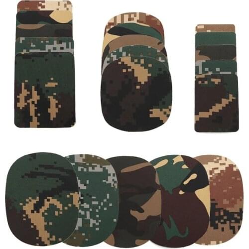 DIY Elbow Patches Clothes Jeans Iron On Patches Repair Pants Knee Applique Apparel Fabric Sewing Accessory for Jeans Parches