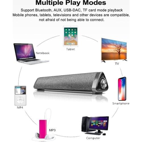 New Wireless Best Bluetooth Speaker Portable Outdoor Mini Column Box Loudspeaker Design For Phone Subwoofer Speaker