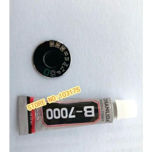 New Function Dial Model Button Label for Canon EOS 7D / 5D Mark II / 5D2 / 5DII Top Function Camera Repair Part