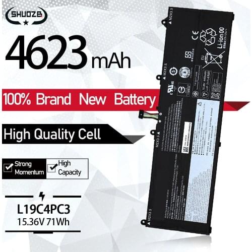 New L19C4PC3 L19M4PC3 Laptop Battery For Lenovo R7000P Y7000P 2020 Notebook 15.36V 71Wh 4623mAh