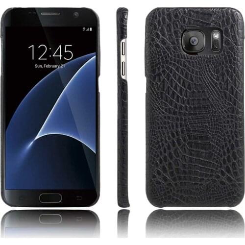 SUBIN New Luxury Crocodile Skin PU Leather Case For Samsumg GALAXY S7 edge/SM-G9350 5.5" Back Cover Phone Protective Cases