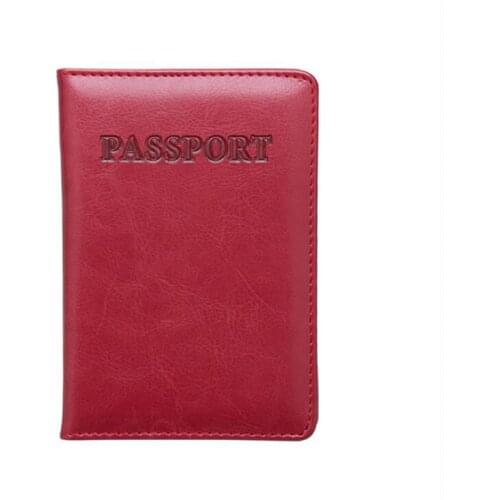 Travel Passport Cover Protective Embossing Card Case Women Men Credit Card Holder Travel ID&Document Passport Holder Protector