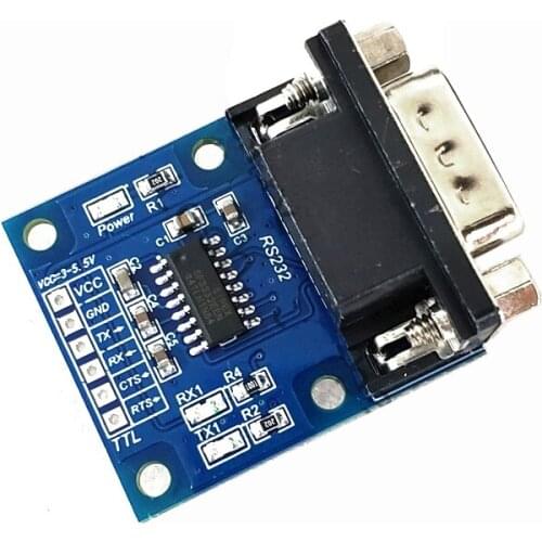Max3232 rs232 to ttl to RS232 serial signals inverter DIY DB9 TTL flash upload download cable