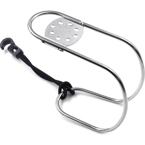 B36B 316 Stainless Steel Life Buoys Ring Holder Lifebuoy Bracket Horseshoe Bracket Suitable for Boats Rafts