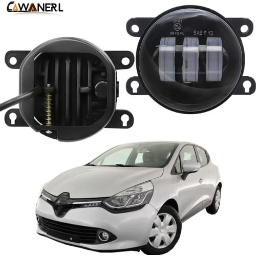 LED Fog Light Assembly For Renault Clio IV 2012-2019 Car Front Bumper Fog Lamp Daytime Running Light 30W 6000LM 12V