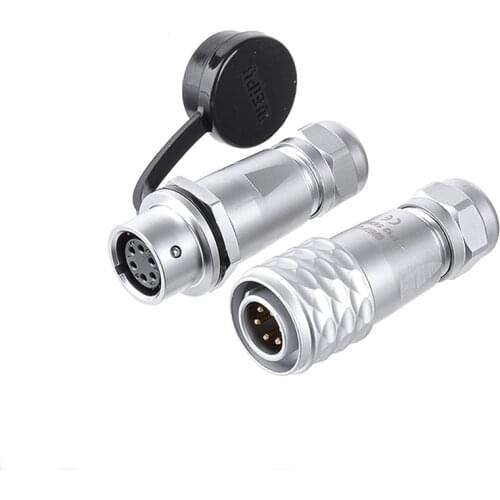WEIPU SF12 Industrial M12 2 3 4 5 6 7 9 Pin Waterproof Connector Adapter Male&female Plug Scoket Screw Threaded Coupling Sensor