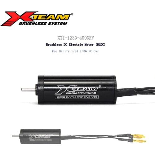 X-TEAM 1230 Series 4500KV 2-Poles Inrunner Brushless Motor for 1/24 1/26 1/32 1/36 Mini RC Car