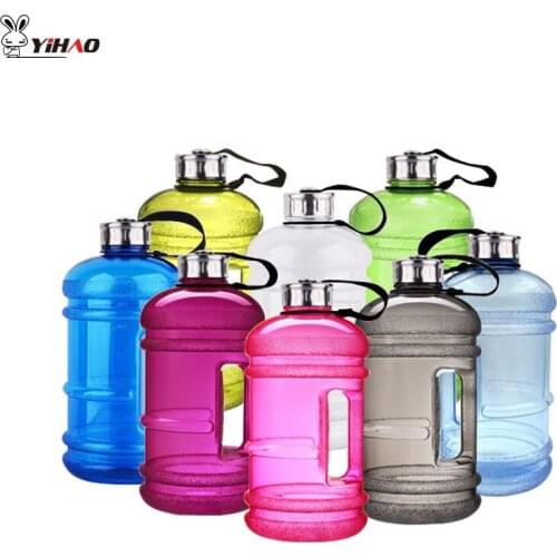 YIHAO 2.2L High Quality Hot Sale New Fashion High Capacity Gym Sports Water Bottle Dumbbell Portable Plastic Water Bottle