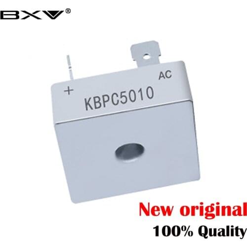 Free shipping 1PCS KBPC5010 single-phase bridge rectifier bridge DIP 50A 1000V 100% new original