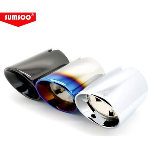 Motorsports fit for BMW S55 FM 3.75" SET OF 4 piece stainless steel exhaust tips Slip-On F8X M3 M4