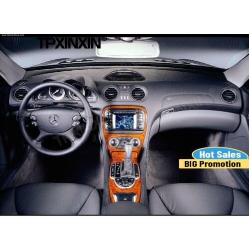 64G Carplay Car Radio Stereo Receiver Android For Benz SL R230 2001 2002 2003 2004 IPS DSP GPS Navi Player Auto Audio Head Unit