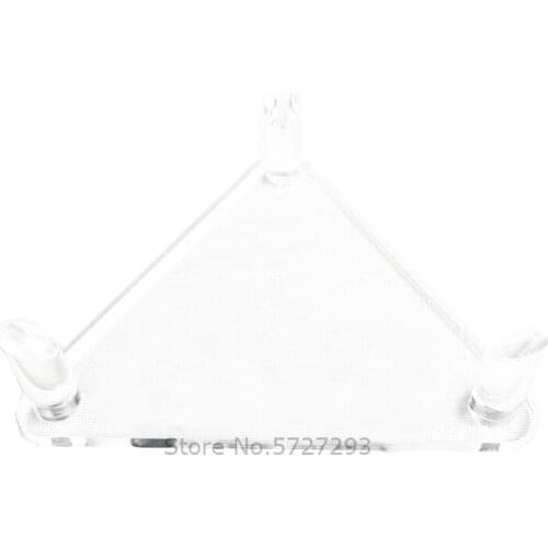 Acrylic Ball Stand Triangle Shape Hold Collectible Football Basketball Volleyball Soccer Ball Three Peg Display Storage Holder