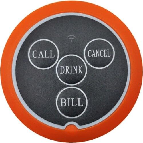 Wireless Call System Transmitter Call Button 433MHZ Restaurant Waiter Service 20pcs buttons
