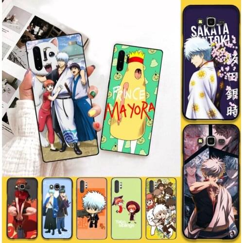 GINTAMA amine Phone Case For Samsung Galaxy Note20 ultra 7 8 9 10 Plus lite J7 J8 Plus 2018 Prime