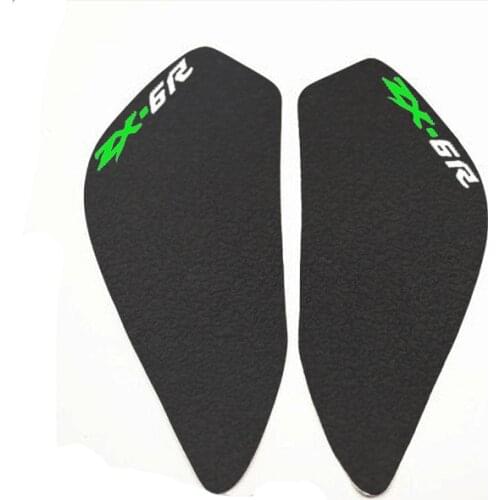 For KAWASAKI Zx6r ZX-6R ZX6R zx6r Motorcycle Tank Traction Pad Side Gas Knee Grip Protector Anti slip sticker 3M