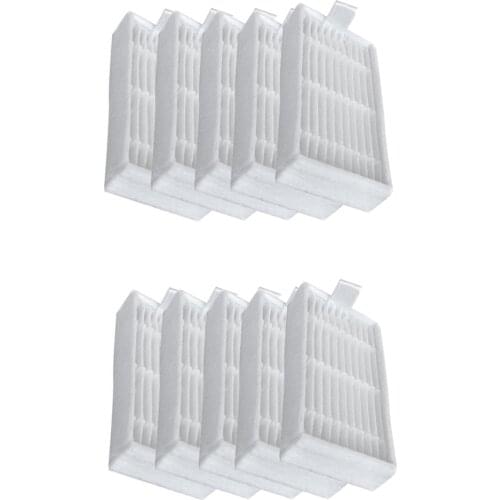 10pcs Vacuum Cleaner HEPA Filters for chuwi ilife X5/V3/V3+/V5/V5s For ECOVACS CR130/CR120/X500 / X580 / KK8/CEN540/CEN250/ML009