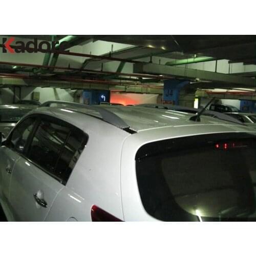 Hot For Hyundai IX35 2010-2011 Aluminium Alloy Roof Racks Luggage Carrier Luggage Rack Side Rails Bar Good Load-bearing Car Trim