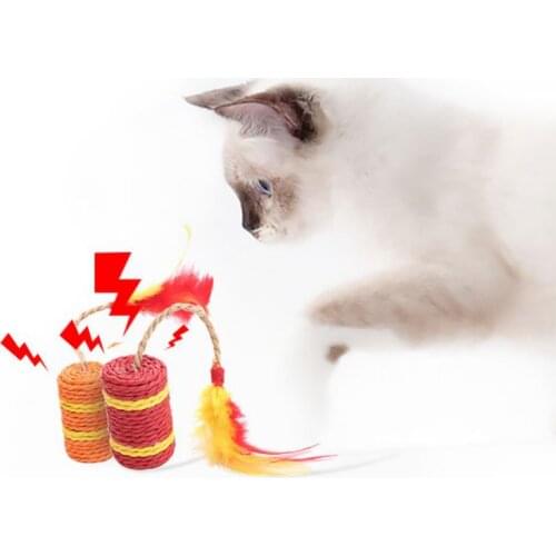 Lovely Puppy Plaything Pet Product Cute Cat Toy Bite Resistant Toy Teaser Play Chewing Interactive Scratch Toy For Large Cat