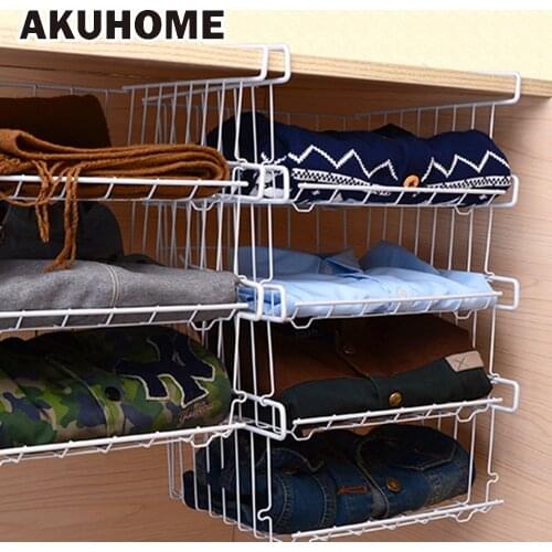 Stainless Steel Kitchen Spice Jar Rack Creative and Fashion Multi-functional Home School Book Basket AKUHOME