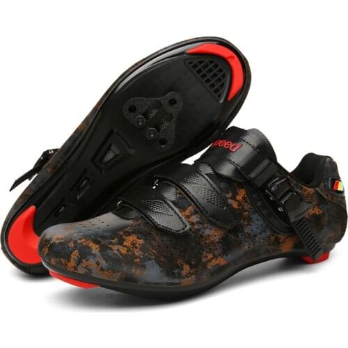 Non Slip Self-locking Men Graffiti Cycling Sneakers Professional Cycling Shoes Men Teen Racing Road Bicycle Shoes sapatilha spd