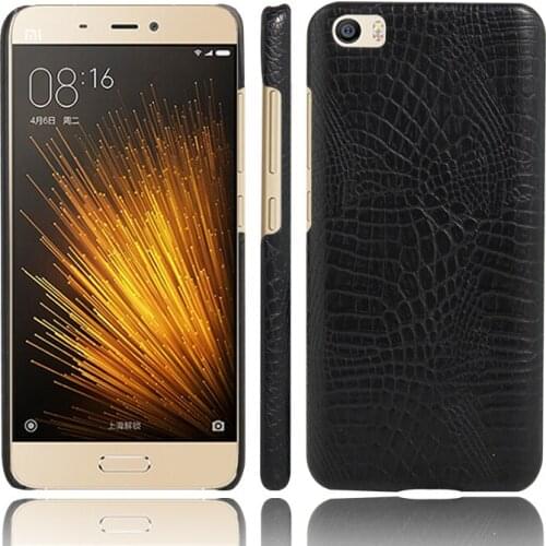 2016 New arrival For Xiaomi 5 Case Luxury Crocodile leather Case Cover Xiaomi5 Mi5 M5 Phone Bag Case