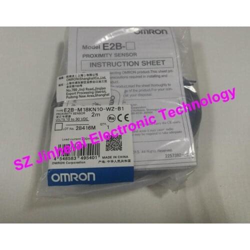 New and original E2B-M18KN10-WZ-B1 OMRON Proximity sensor,Proximity switch, 10-30VDC 2M