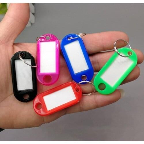 Mini Size Plastic Key Cards Label Card Classification Card Tag for School Office Accessories Supplies