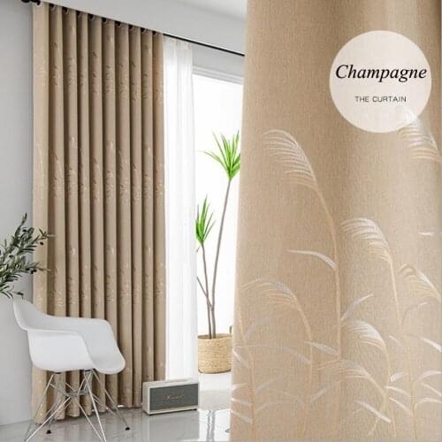 Blackout Curtains for Bedroom High Shading Light Luxury Curtain Ready Made Finished Drapes Blinds Home Decoration LCL04