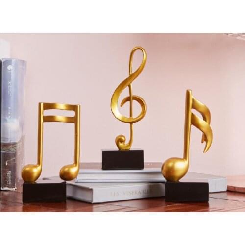 Factory direct sale Modern simple music Trophy staff note piano decoration music room is decorated Nordic piano shelves Garden