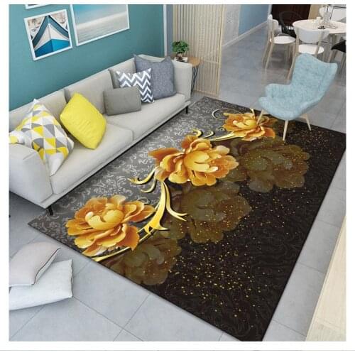 Flowers Merry Christmas Rug Home Indoor Decor Carpet New Year Decoration Big Carpets For Mat Rugs Area Xmas Bedroom Living Room