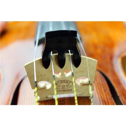 Violin metal muffler violin accessories 3 claw black muzzle