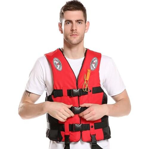 JARUSITE Outdoor Rafting Life Jacket Swimming Snorkeling Vest Fishing Kayaking Suit Buoyancy Waistcoat for Children and Adult