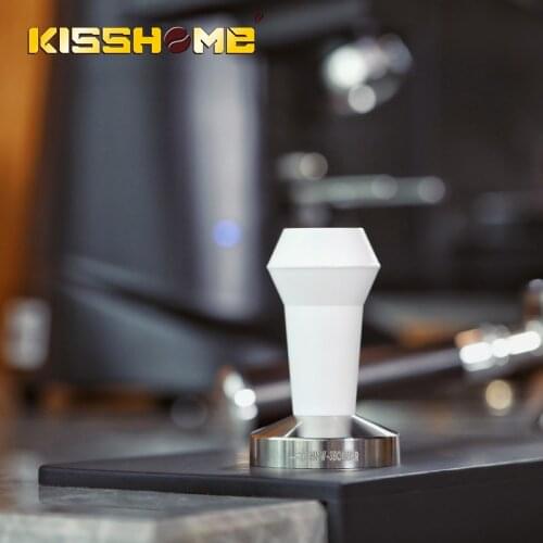 Coffee Tamper 51mm/53mm/58mm Flat Base,Stainless Steel Espresso Powder Hammer Coffee Accessories For Barista Tools for Breville