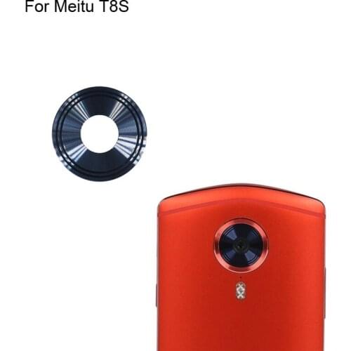 High quality For Meitu T8s Back Rear Camera Glass Lens test good For Meitu T 8S Replacement Parts MeituT8S