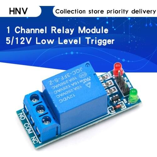 1PCS 12V low level trigger One 1 Channel Relay Module interface Board Shield For PIC AVR DSP ARM MCU Arduino