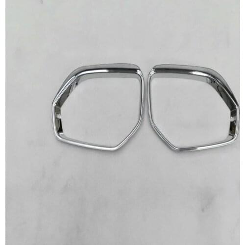 For Volkswagen VW Atlas Teramont 2017 2018 ABS Chrome Rearview Side Mirror Sun Visor Rain Trim Cover Decorative Accessories 2PCS