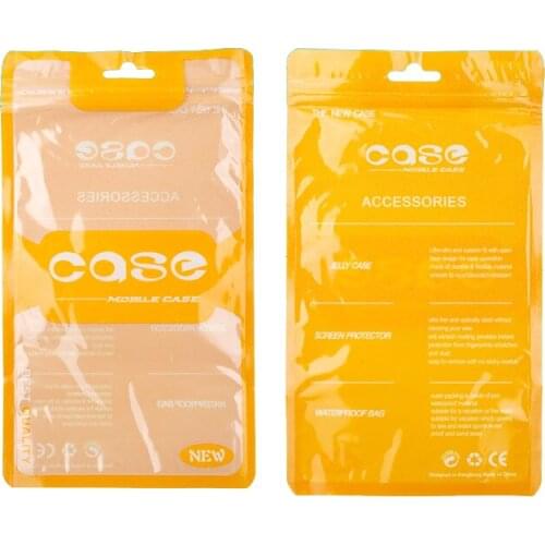 200 pcs Wholesale OEM water-proof opp packaging bags for mobile phone case for iPhone 7 7 plus with free shipping