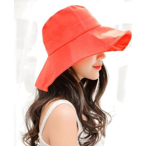 2021 Spring Summer Hats For Women Men Simple Fisherman Hat Female Flat Cap Folding Bucket Hat Bob Mens Panama Fishing Cap