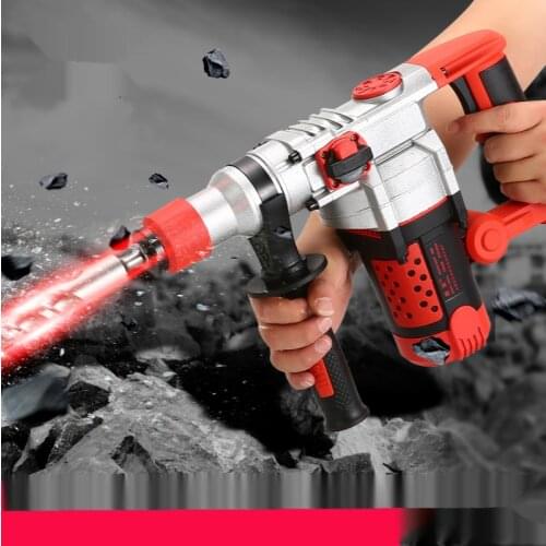 220V Impact Drill Electric Hammer Electric Hand Drill Home Professional Concrete Industrial Grade Professional Tools
