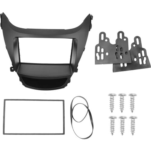 2DIN Panel Dvd Frame Fascia for HYUNDAI Elantra 2010 Facia Install Face Plate Bezel Trim Mount Kit Adapter Bezel